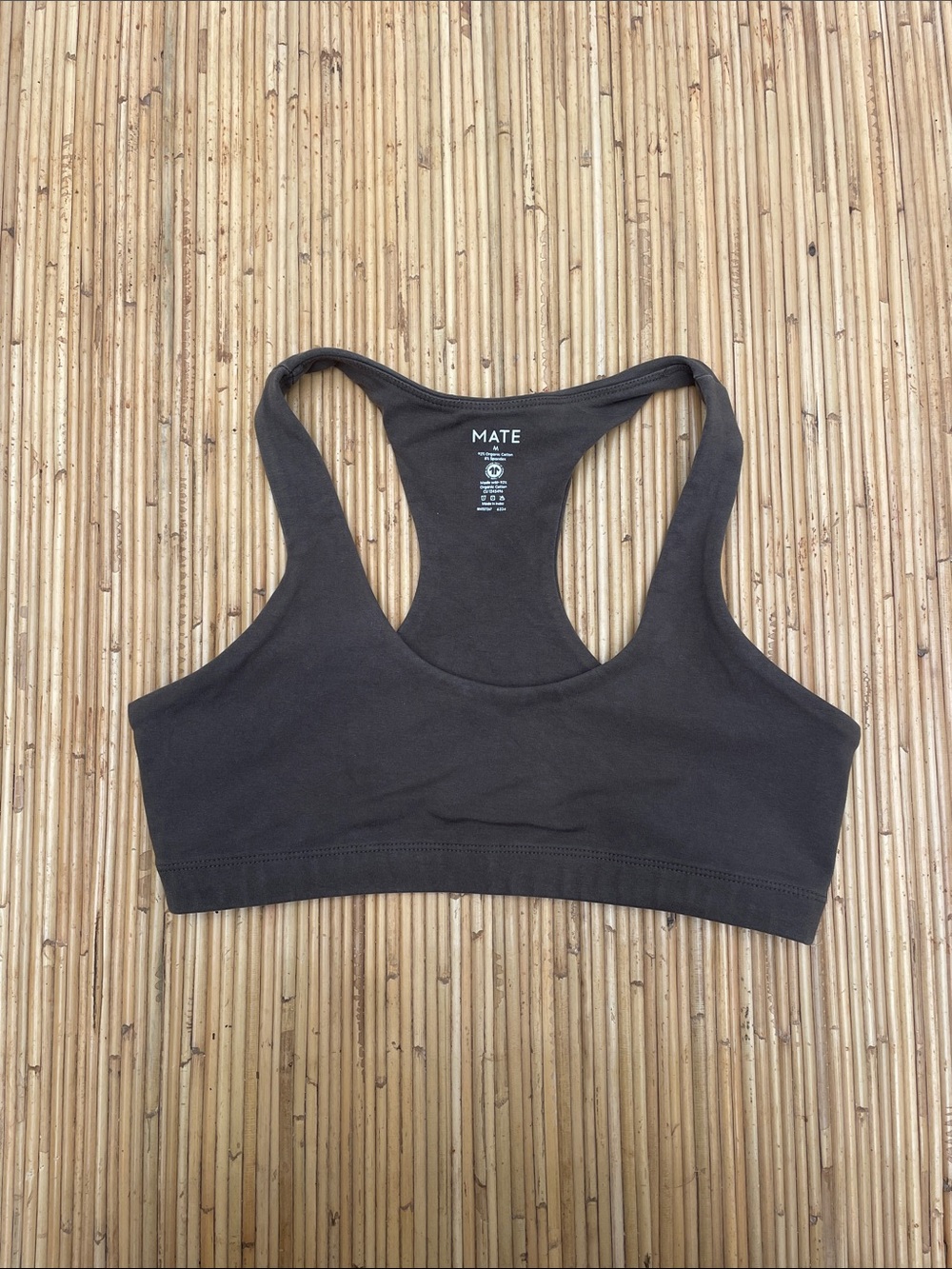 MATE the label Racerback Seamless Sports Bra